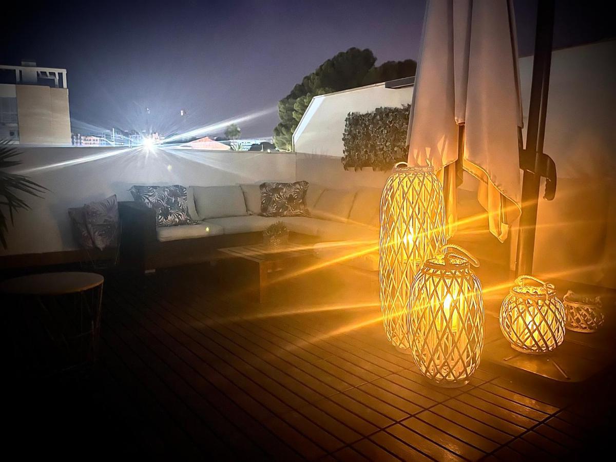 Gran terraza Muchavista San Juan Alicante El Campello Bagian luar foto