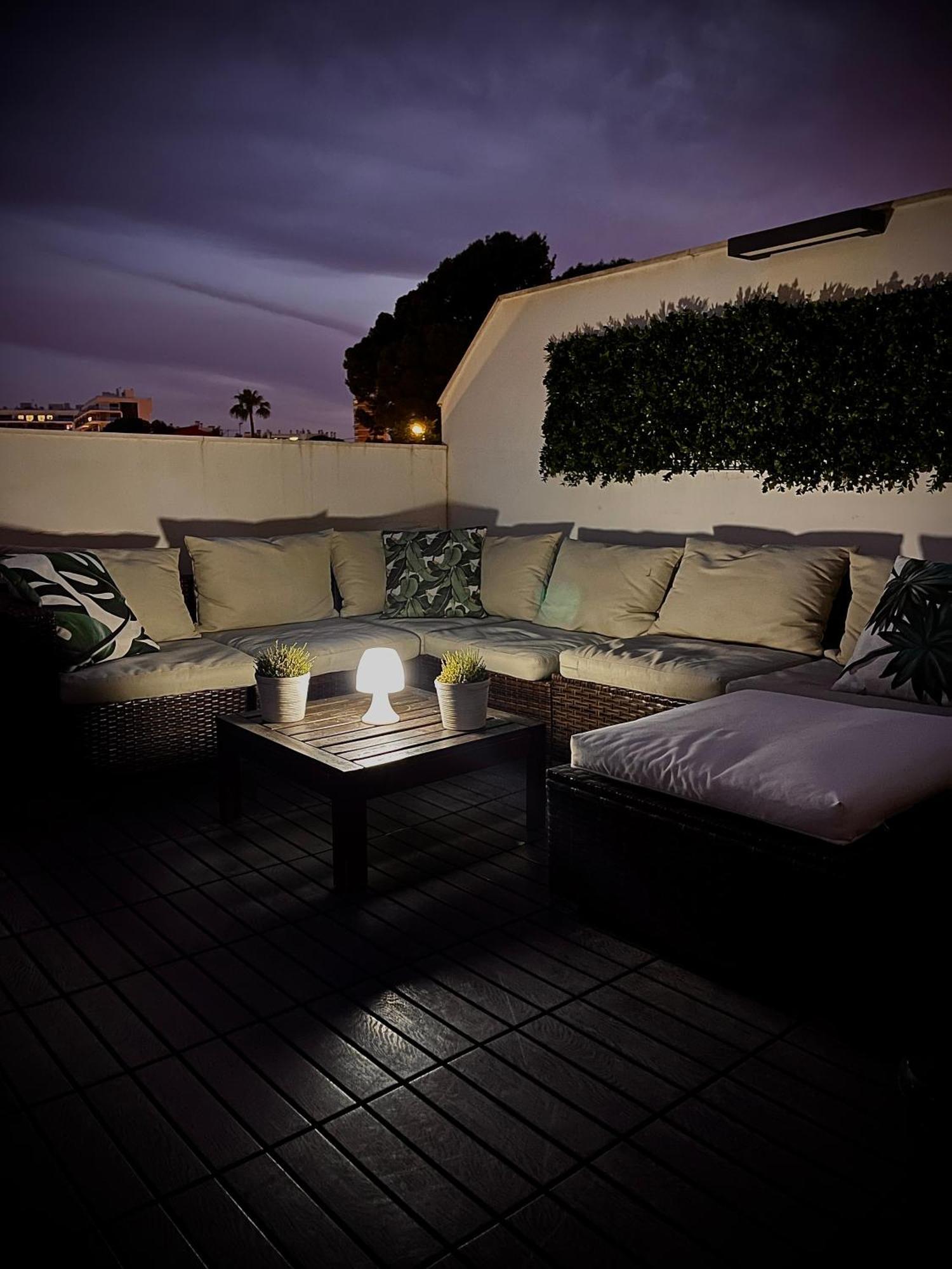Gran terraza Muchavista San Juan Alicante El Campello Bagian luar foto