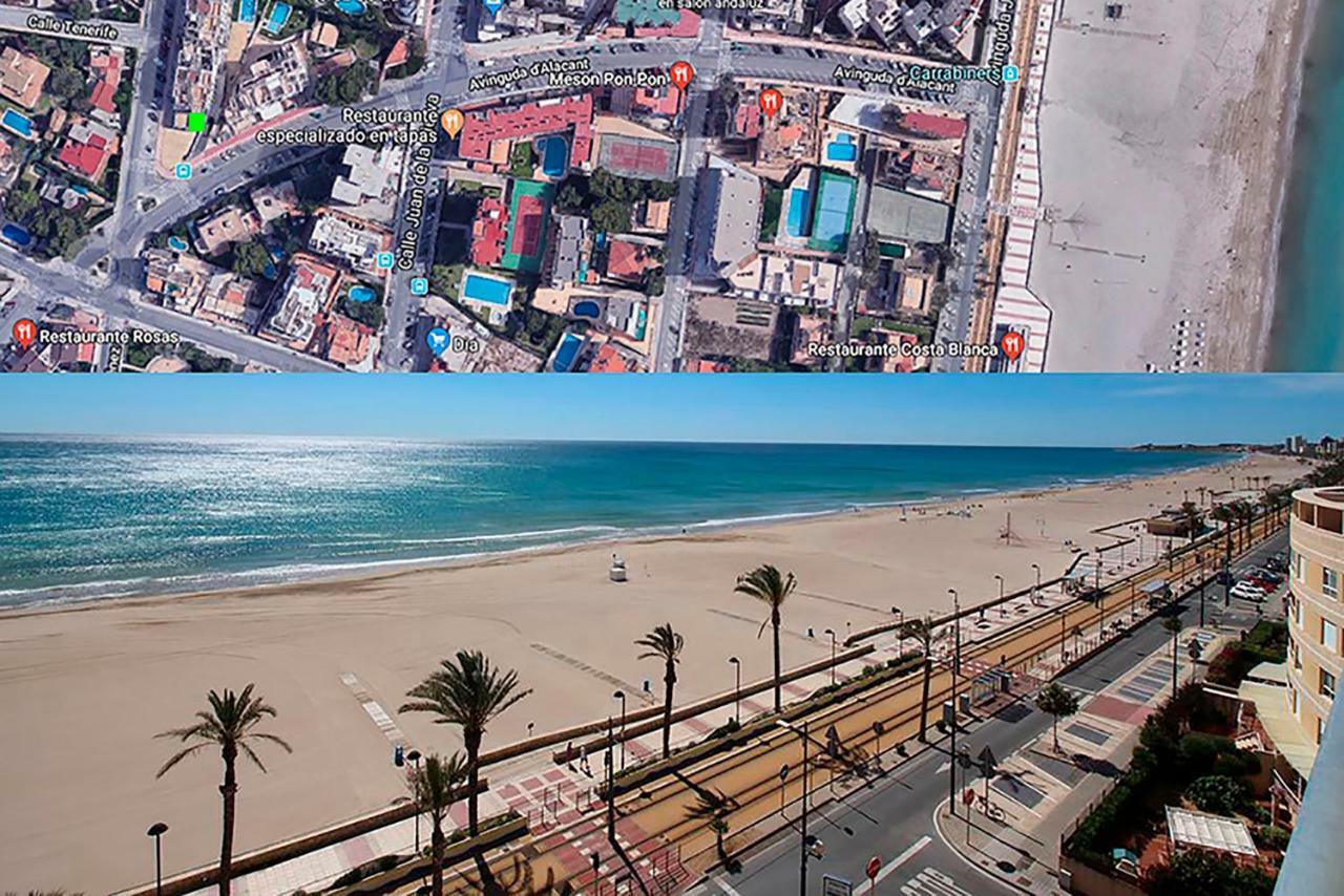 Gran terraza Muchavista San Juan Alicante El Campello Bagian luar foto