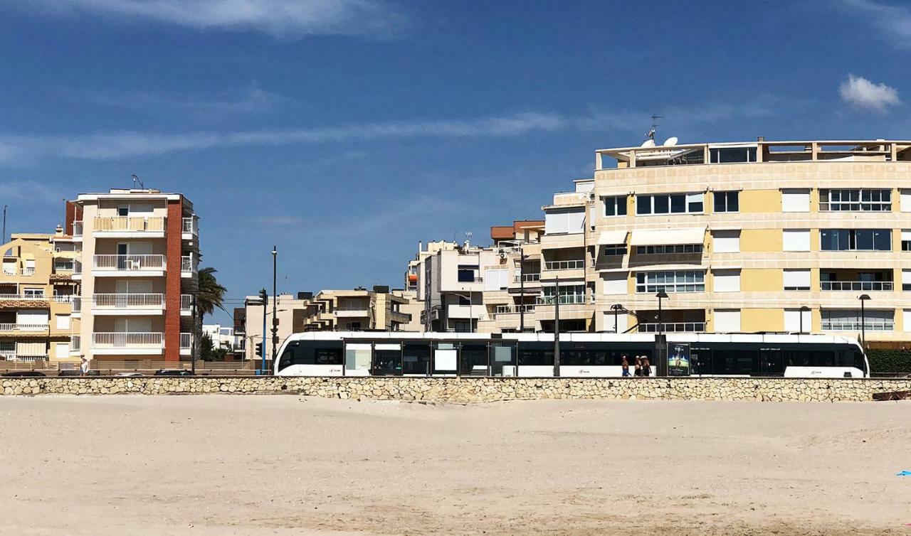 Gran terraza Muchavista San Juan Alicante El Campello Bagian luar foto